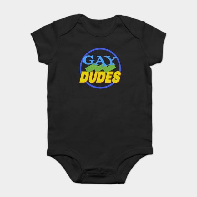 DUDES Baby Bodysuit by Jim and Them